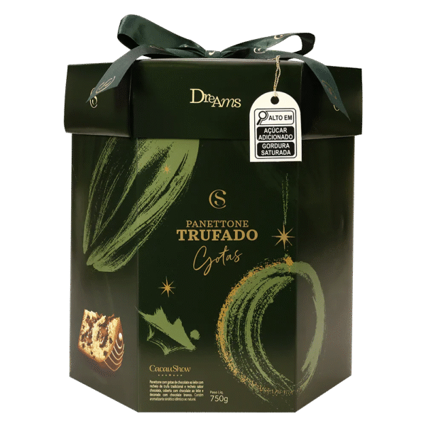 Panetone Dreams Trufado com Gotas ao Leite 750g