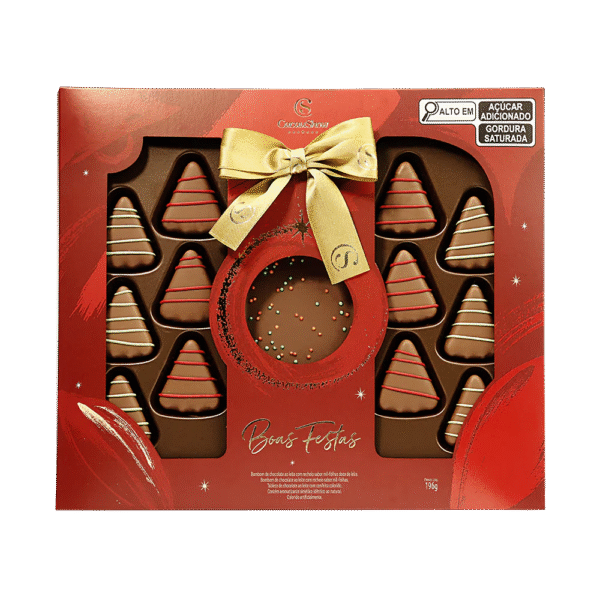Caixa de Bombons Magia do Natal ao Leite 196g