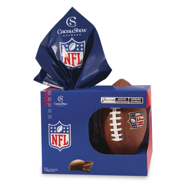 Ovo de Páscoa ao Leite Chocoesportes Bola NFL 170g