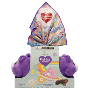 Ovo de Páscoa ao Leite Pantufa Ursinhos Carinhosos Ursinha Carinhosa G 170g