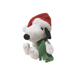 Pelúcia do Snoopy de Natal